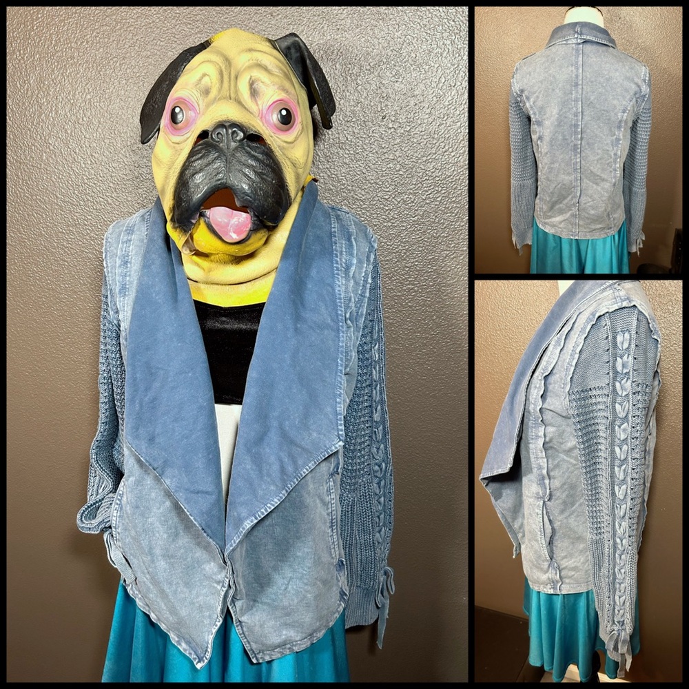 LEO & NICOLE, sweatshirt/sweater cardigan!!